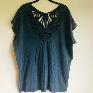 Free People Cut Out Shirt